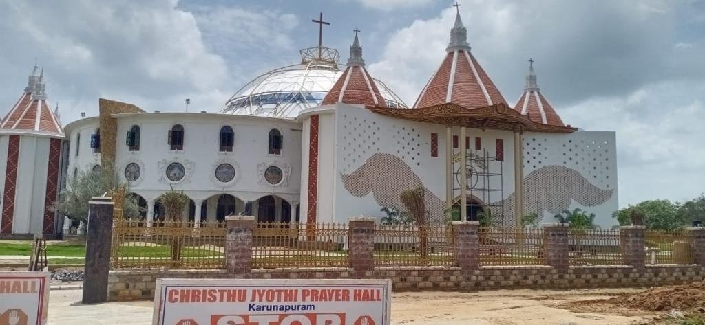 marble work done at vrangal church by attari marble art