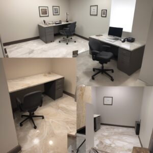 See how Attari Marble Art transforms a small office with marble inlays, agate slabs, and MOP designs for a luxurious workspace