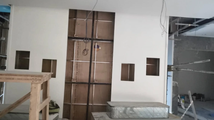 working on selenite door at attari udaipur factory